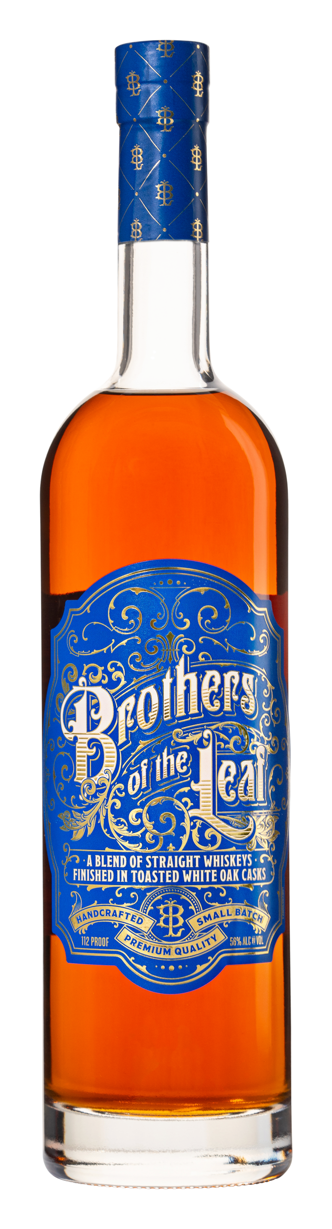Brothers of the Leaf A Blend of Straight Whiskeys Finished in Toasted White Oak Casks